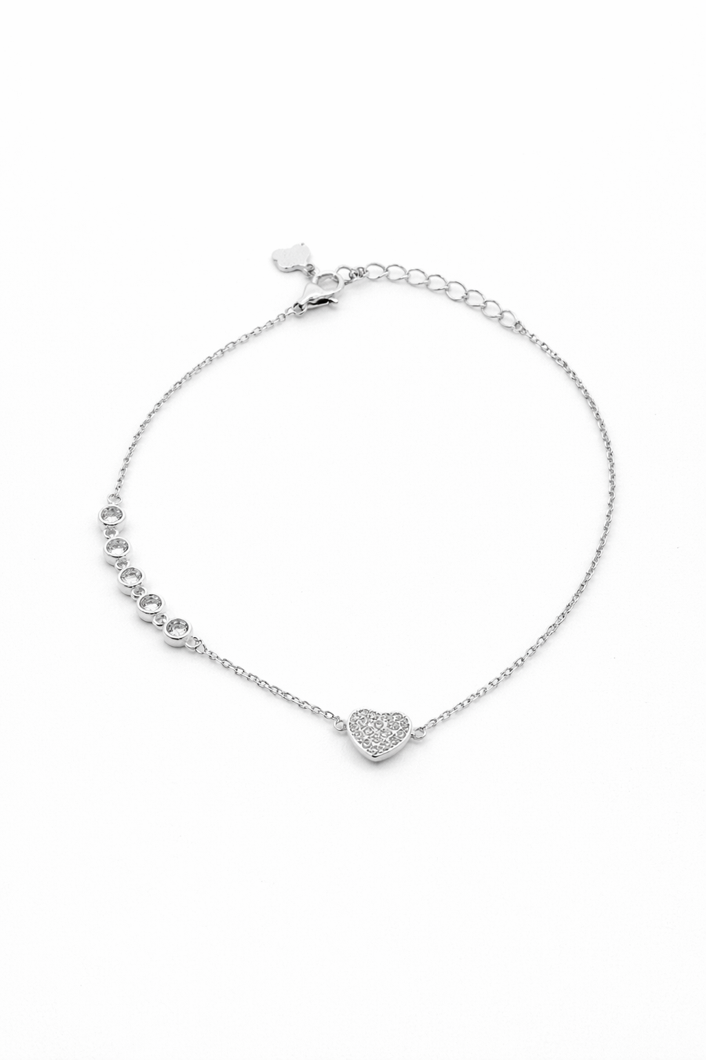 Sparkling Heart Bracelet