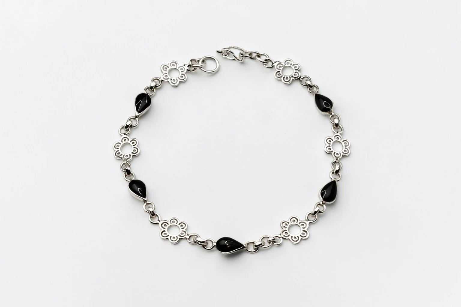 "Midnight Blossom" Bracelets