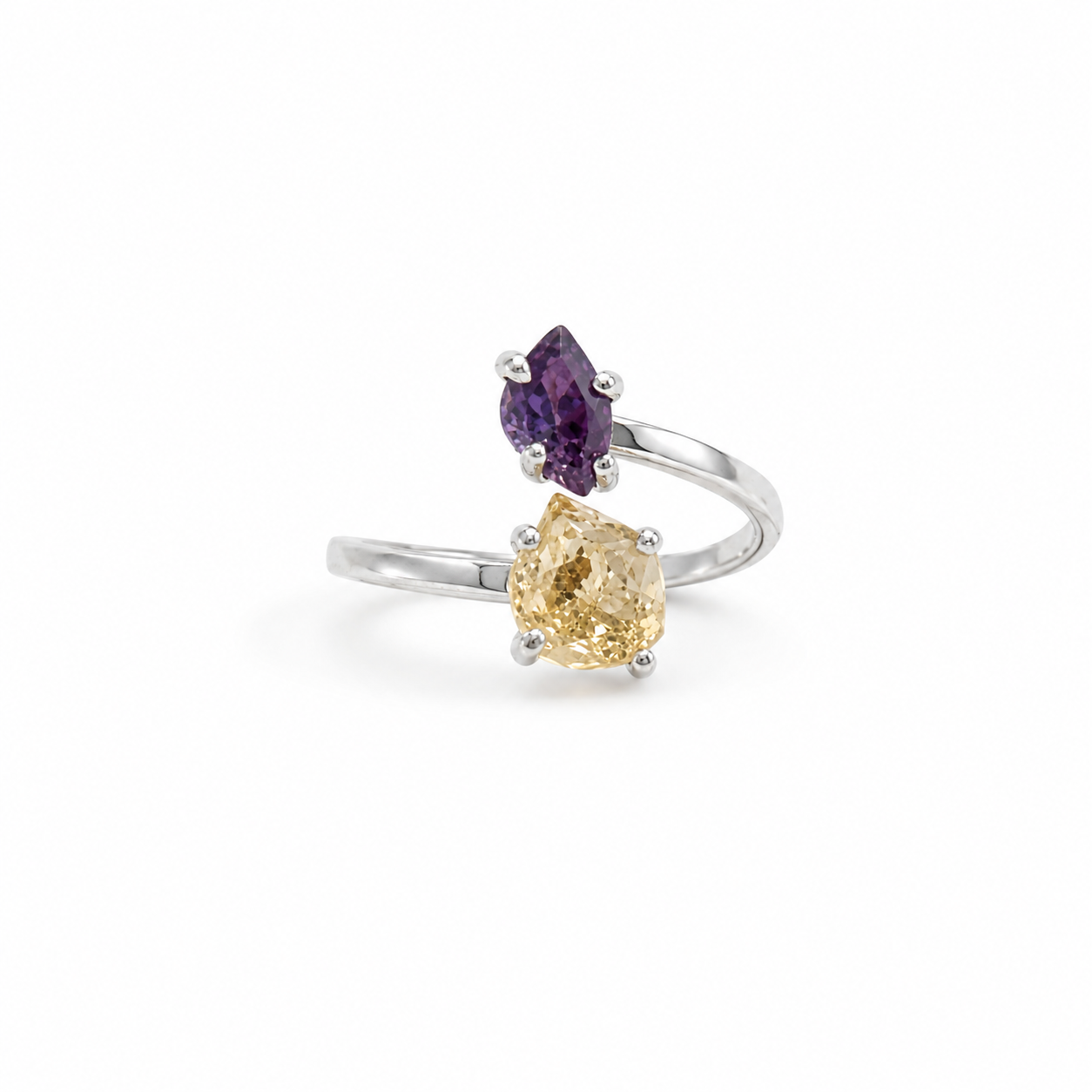 “Amara Duo” Sterling Silver Ring