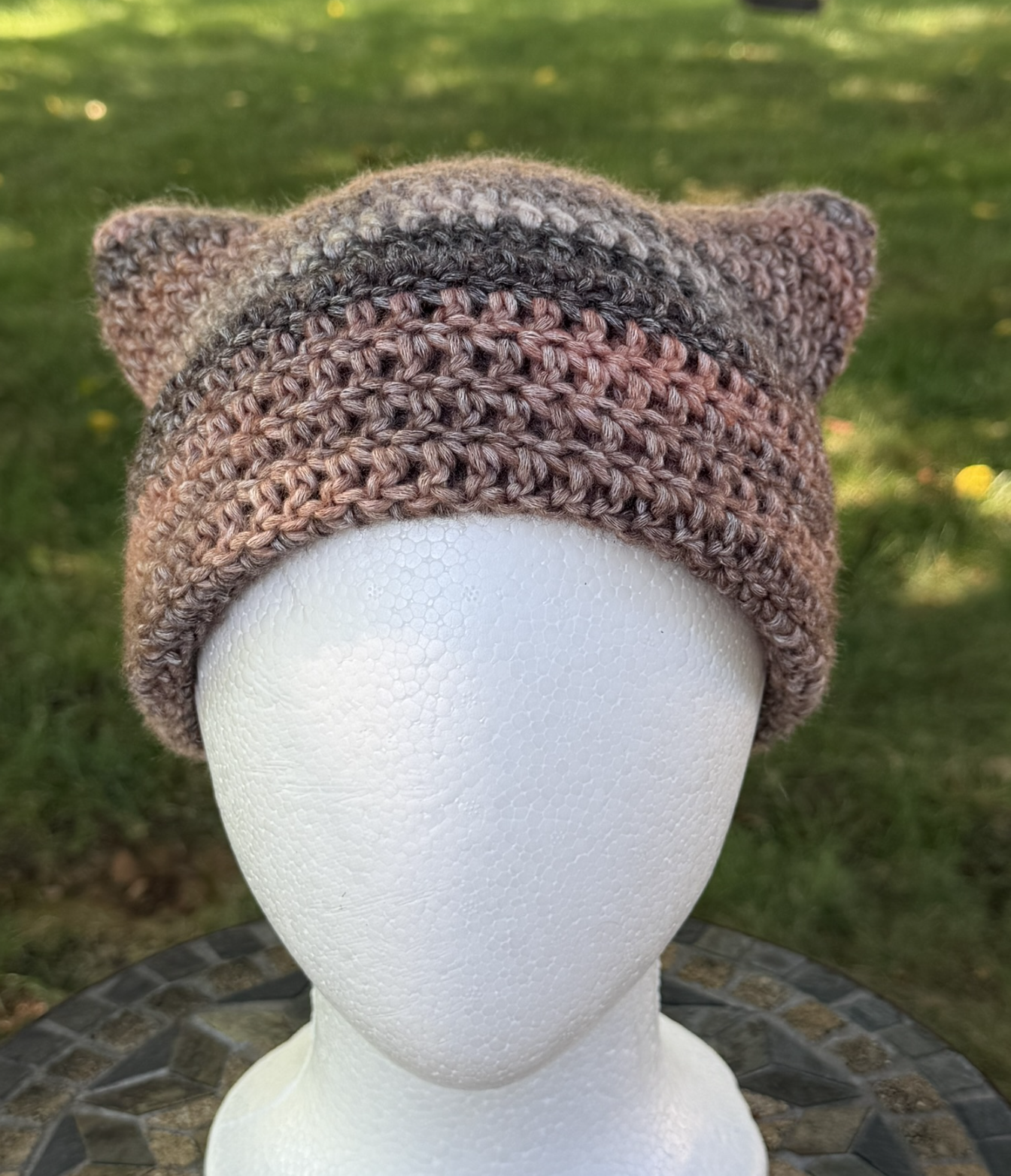 Mocha Magic Cat Ear Beanie