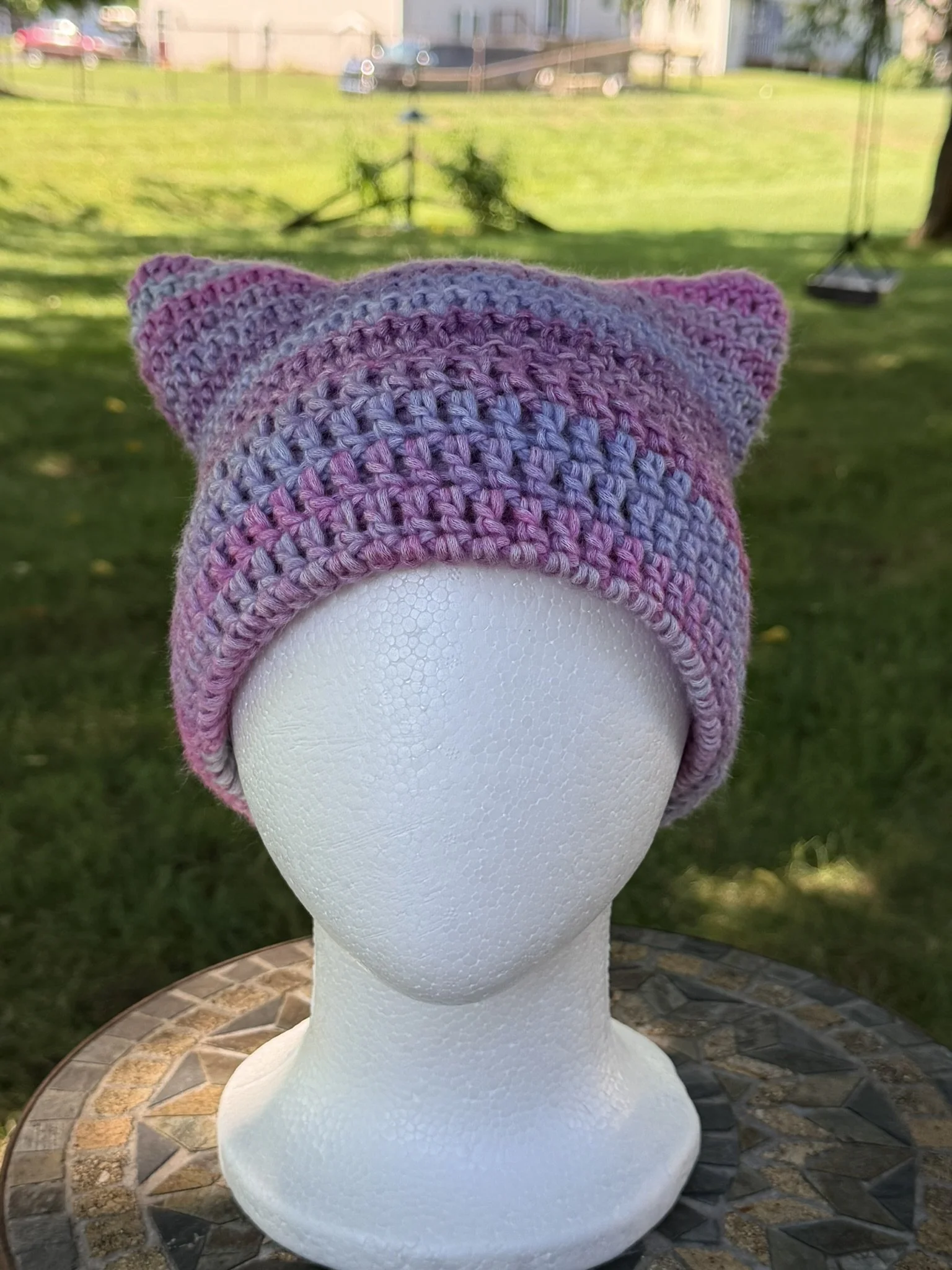 Orchid Cat Ear Beanie
