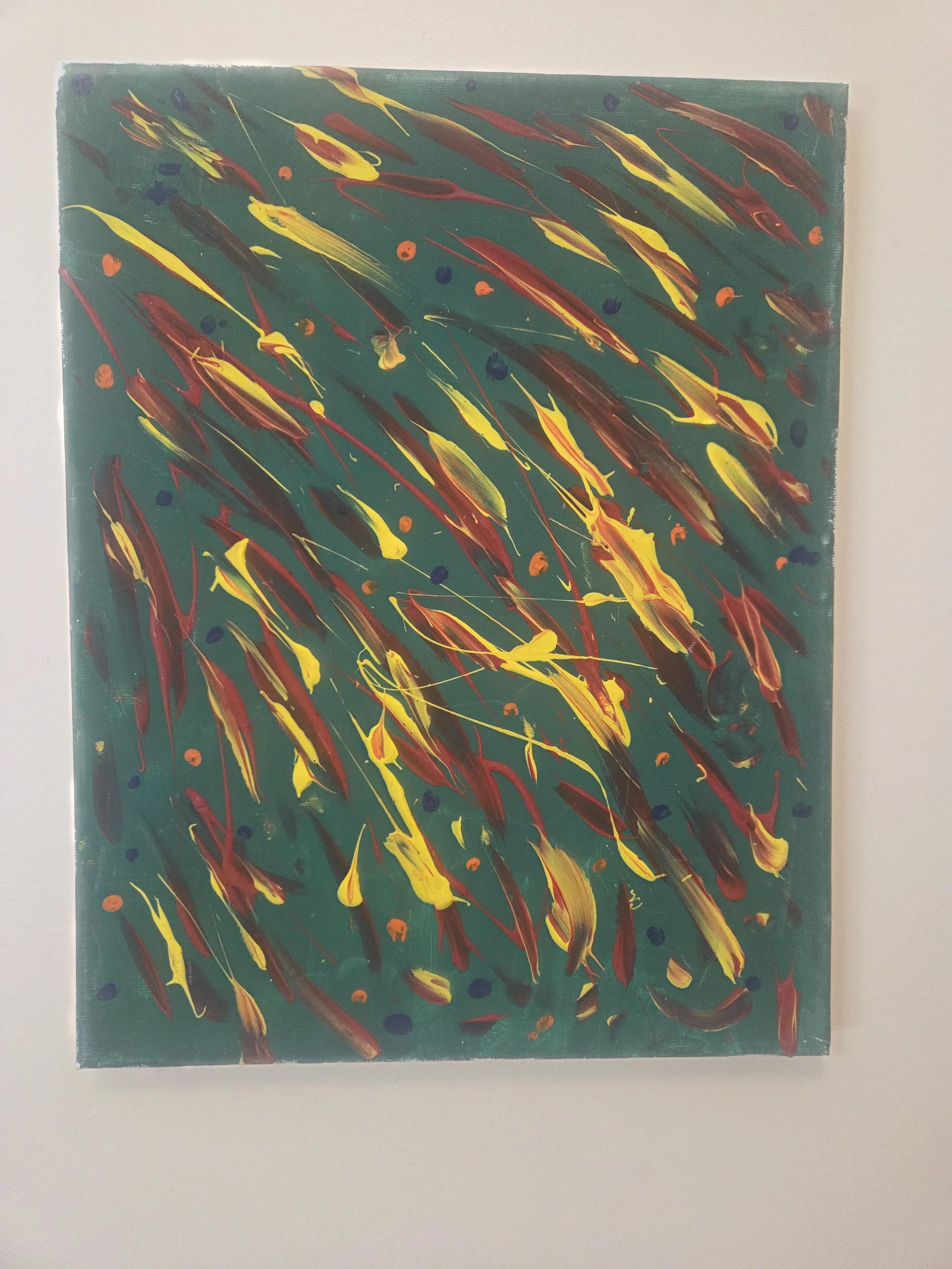 COLORED BACK PAINTINGS