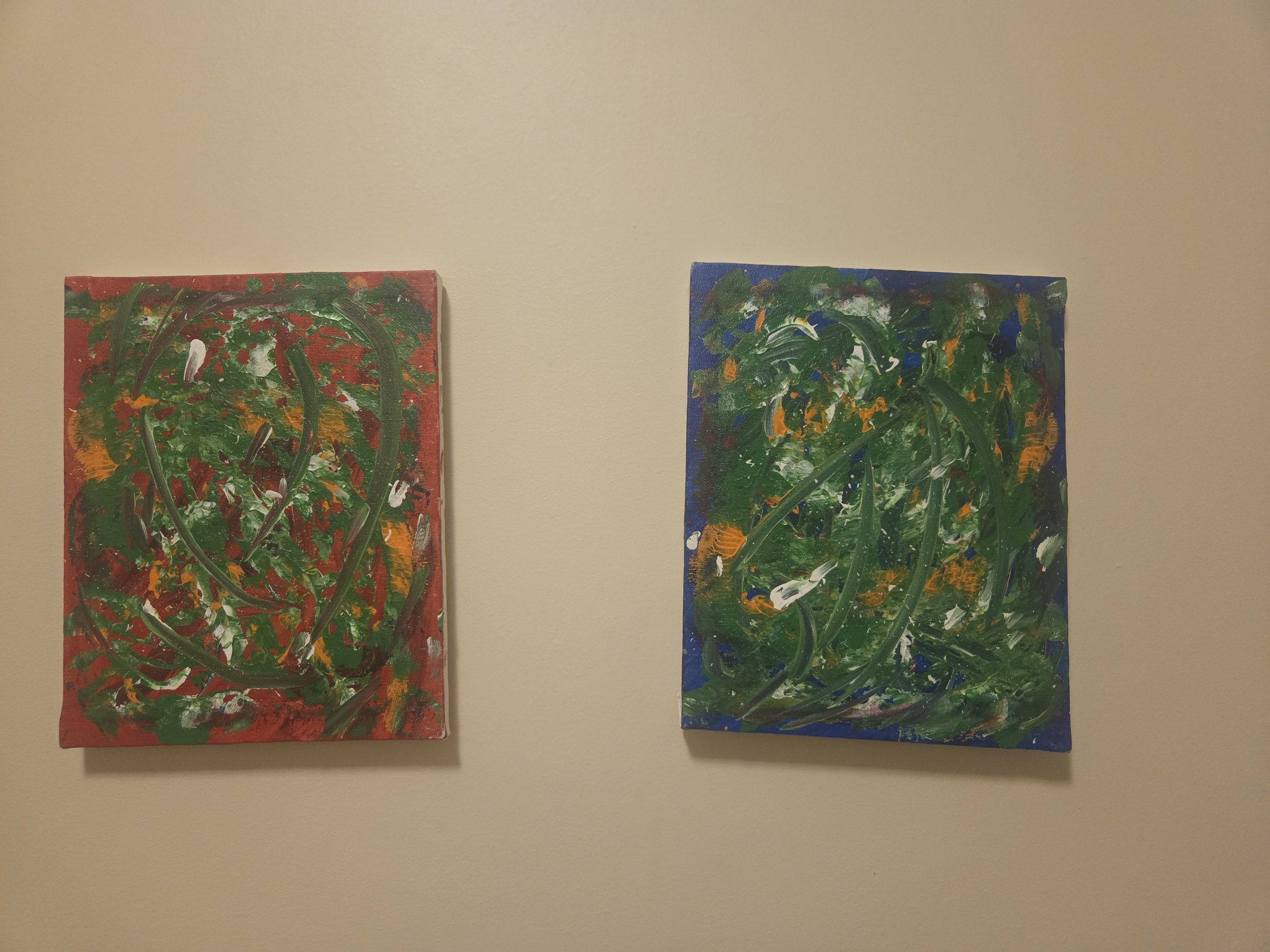 FIRE AND ICE PAINTING