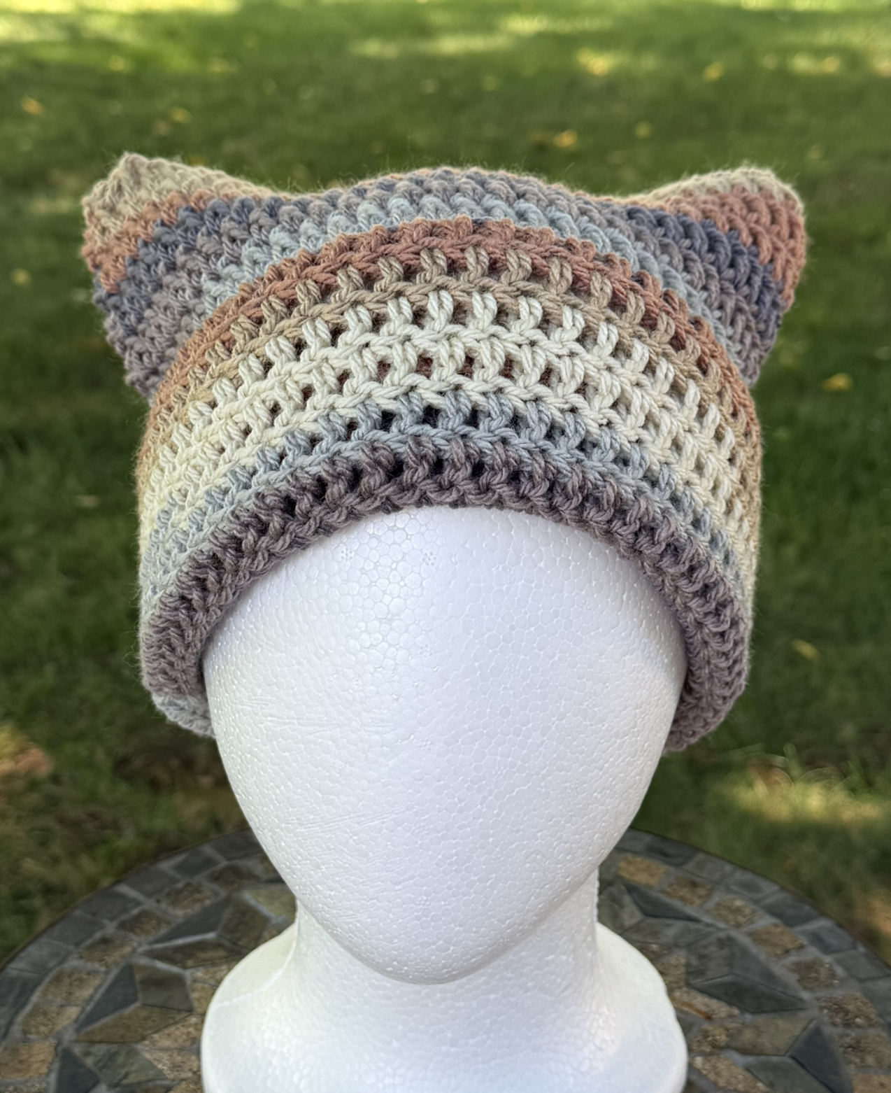 Pearl-fect Cat Ear Beanie