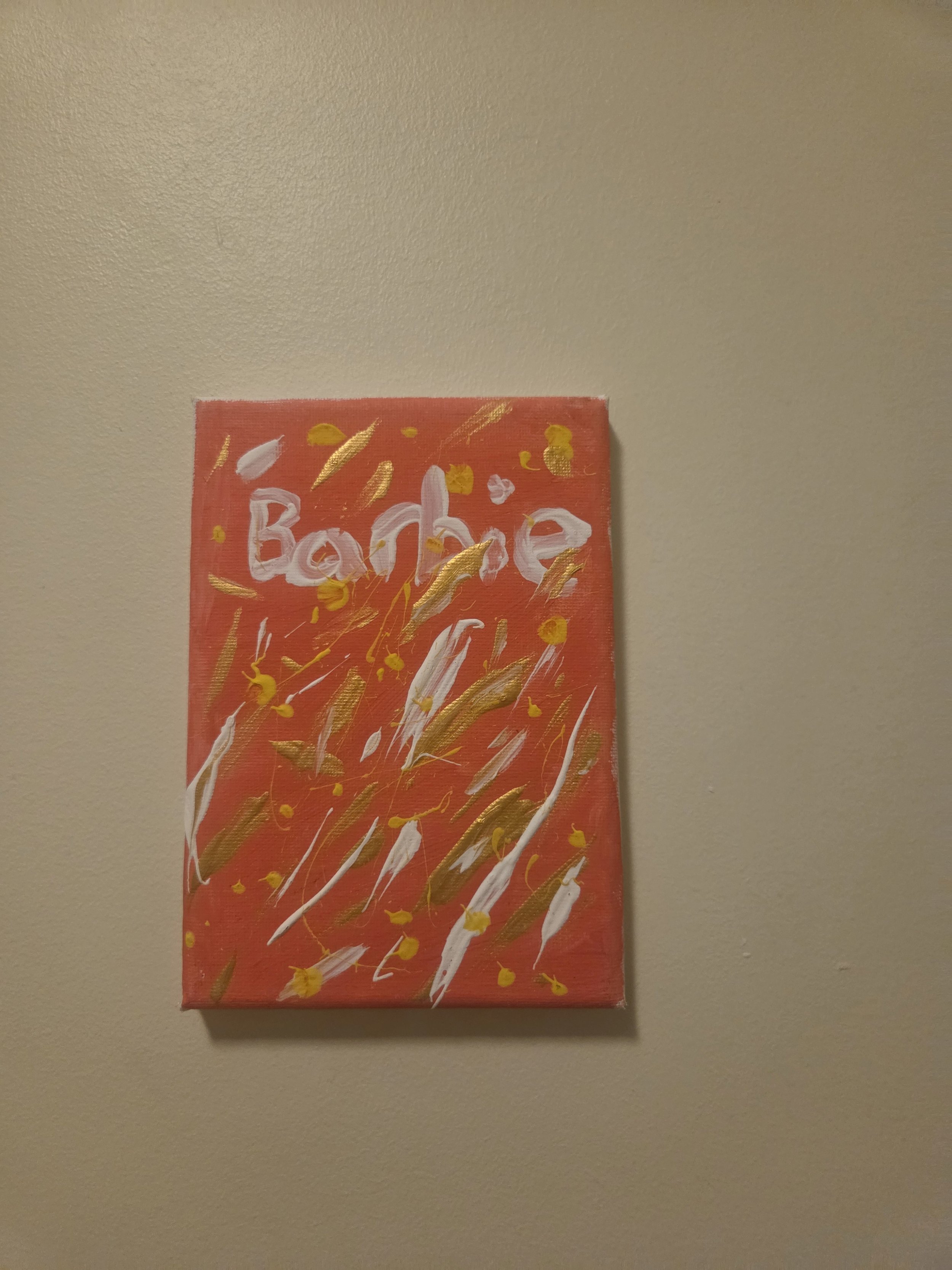 BARBIE INSPIRED PAINTING