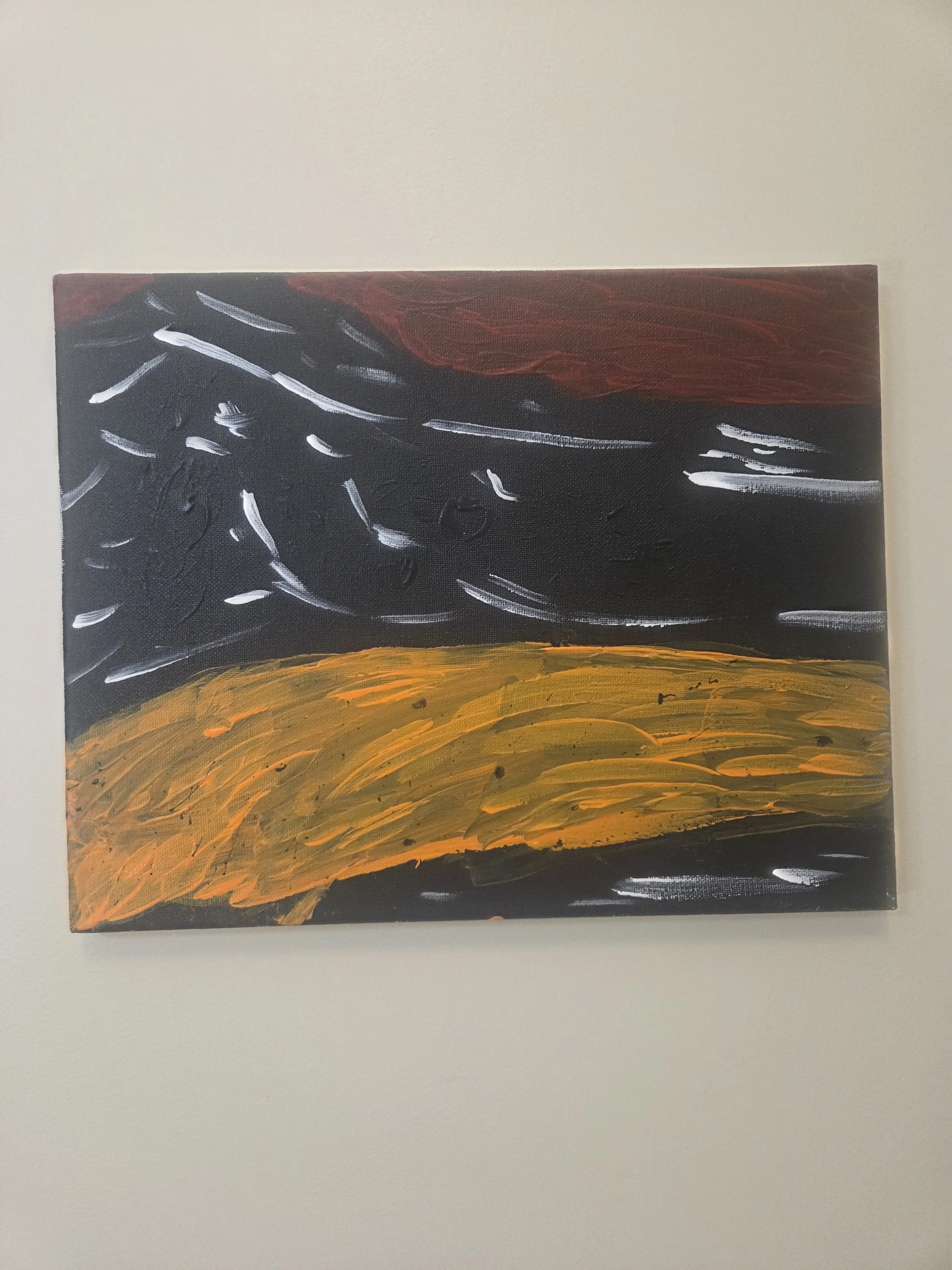 MUSTIFAR INSPIRED PAINTING