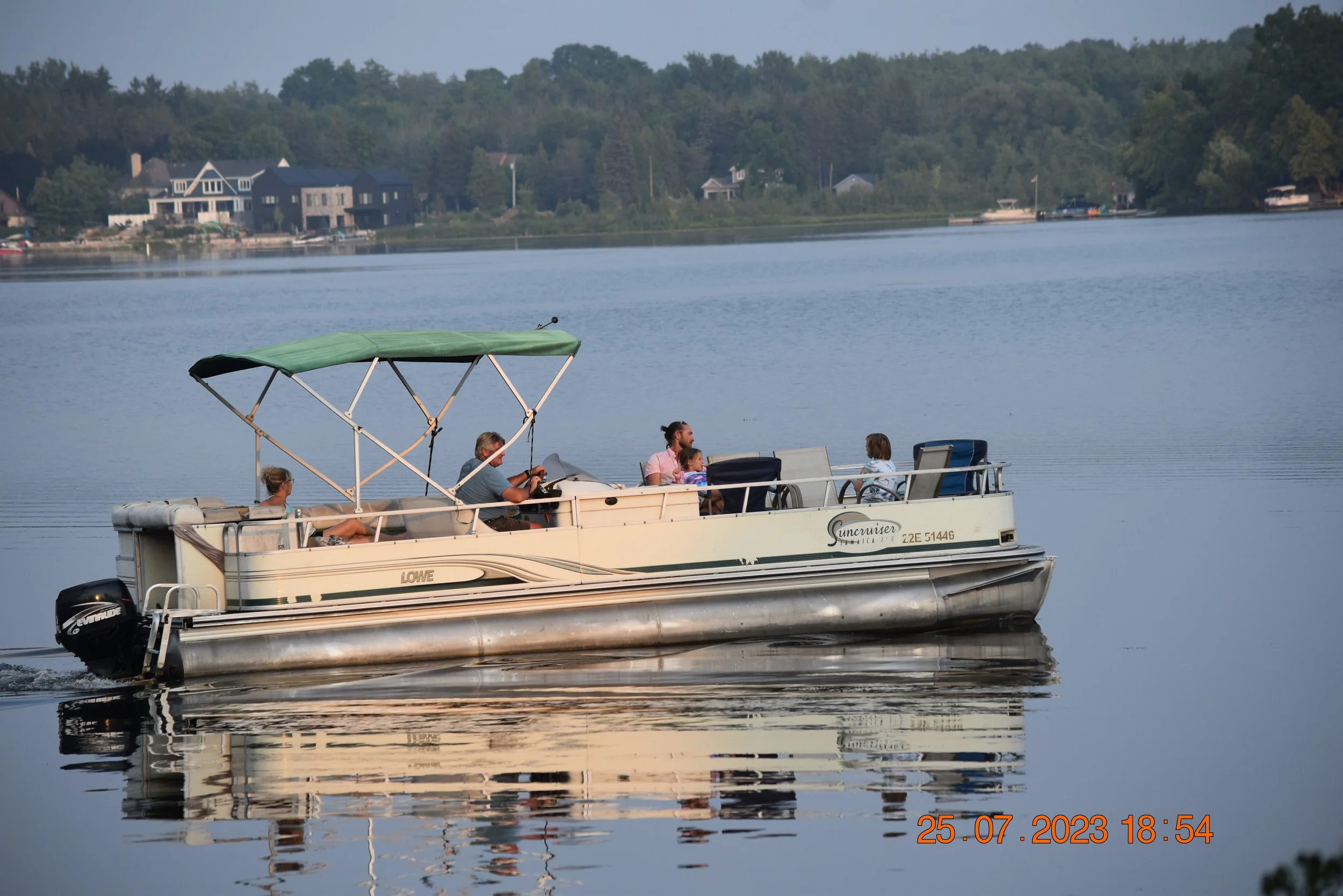 Pontoon On Lake.JPG