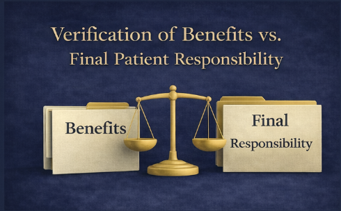 Verification of Benefits vs. Final Patient Responsibility