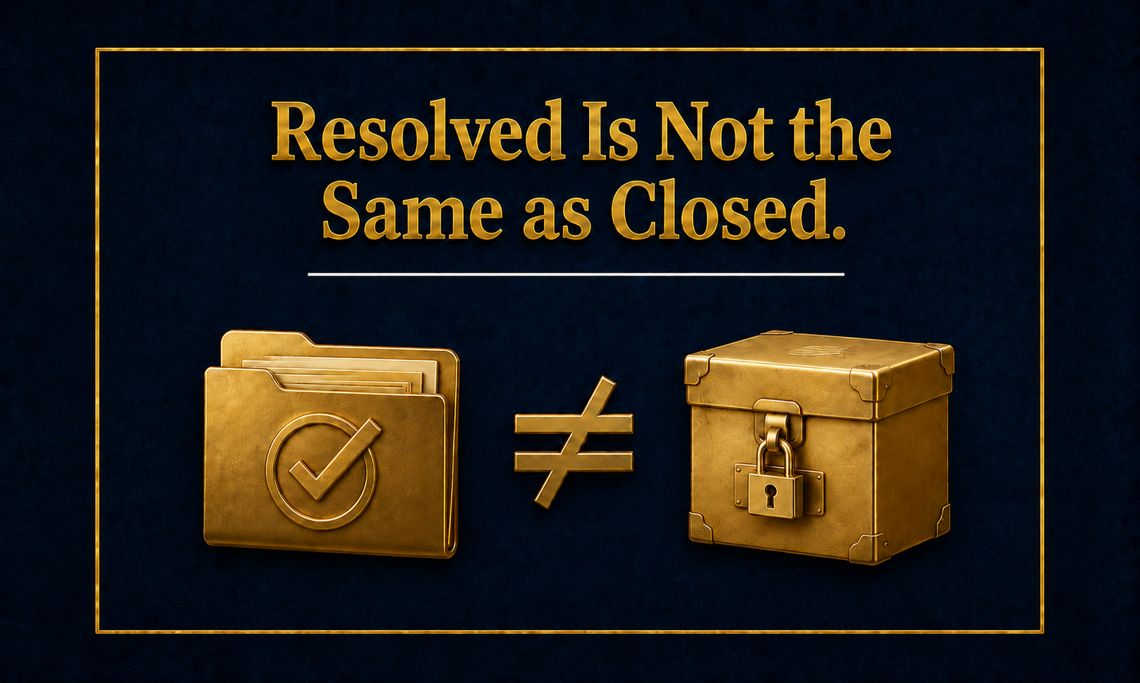 Resolution Is Not the Same as Closure in Patient-Responsibility Work