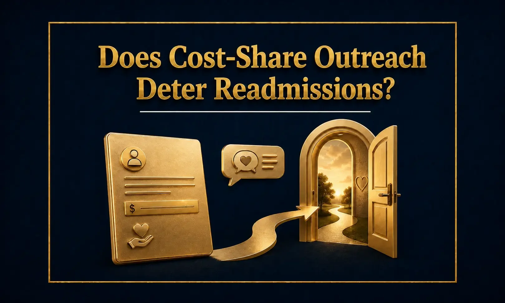 Does Patient Cost-Share Outreach Deter Admission/Readmission?