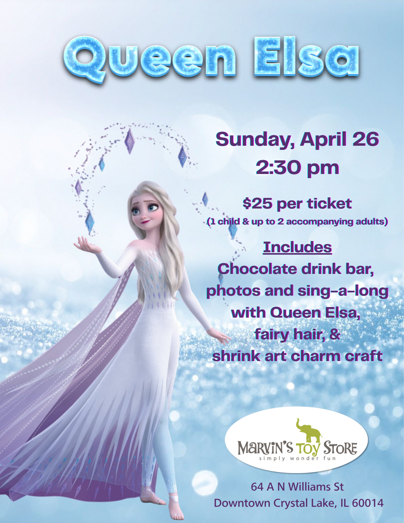 Elsa 4/26 - additional ticket