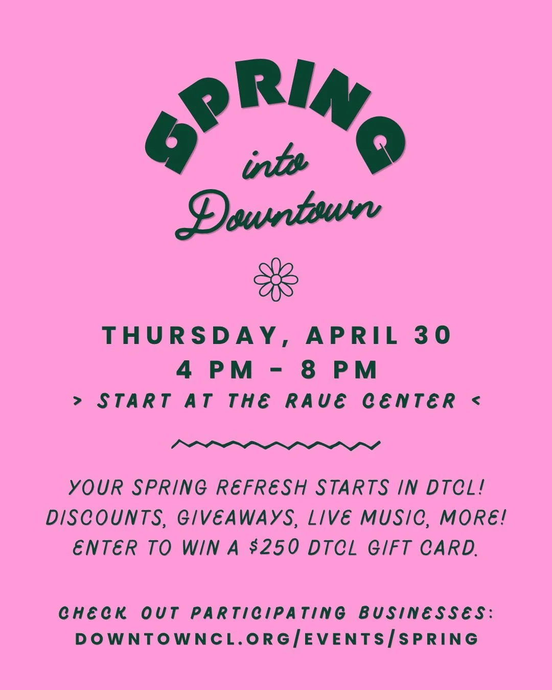 Spring into Downtown