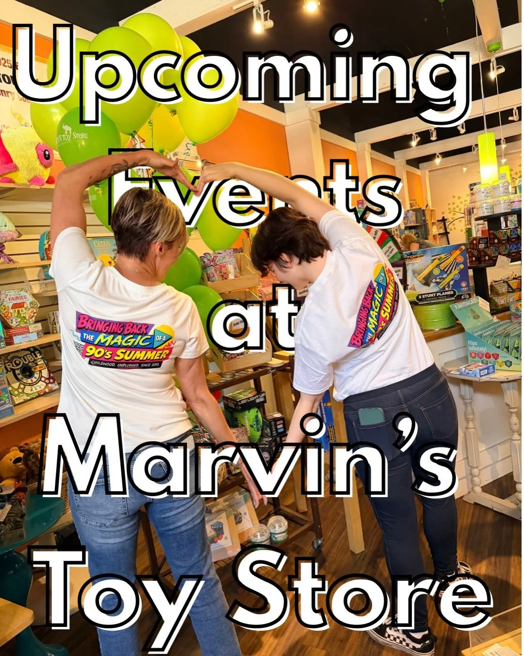 Woah! We have a lot of fun events coming up. We&rsquo;re not done planning yet either. 

https://www.marvinstoystore.shop/shop
 
Comment for event ticket info

Story &amp; Craft at @etherealconfections Wednesday 8/5 10am.
And every 1st Wednesday at 1