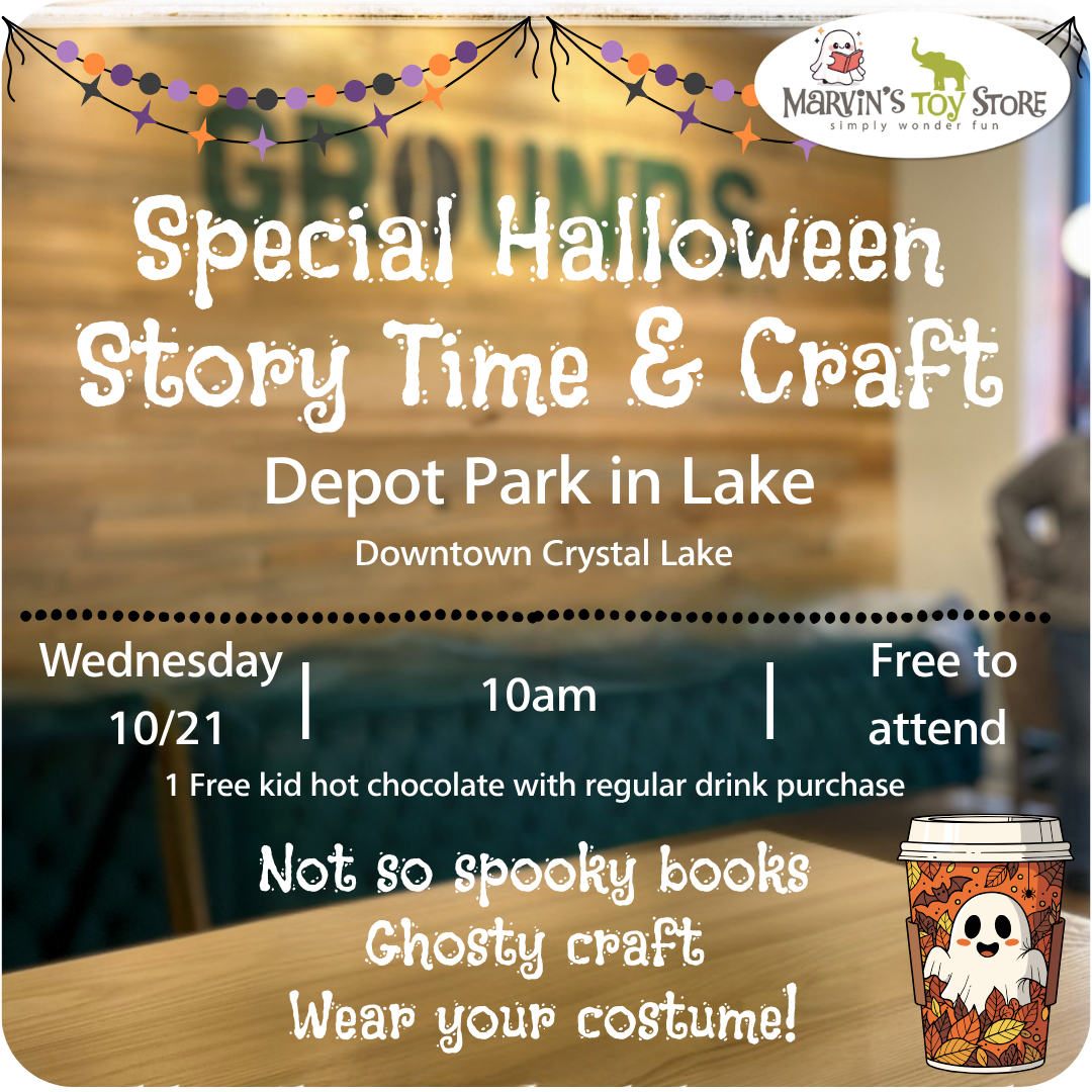 Not so spooky Story and craft at Grounds Coffee Bar 