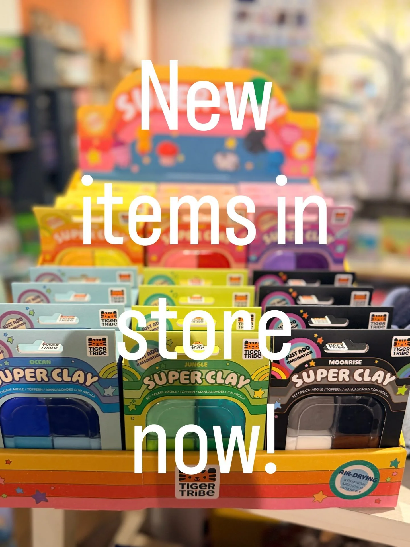 New items are rolling in each week. Here&rsquo;s a look at new fun came this week.

Make your own magic wands @tigertribeusa 

Brand new mini babies from Corolle. Available in five different styles.

A bunch of new games, including this A Daily Cloud