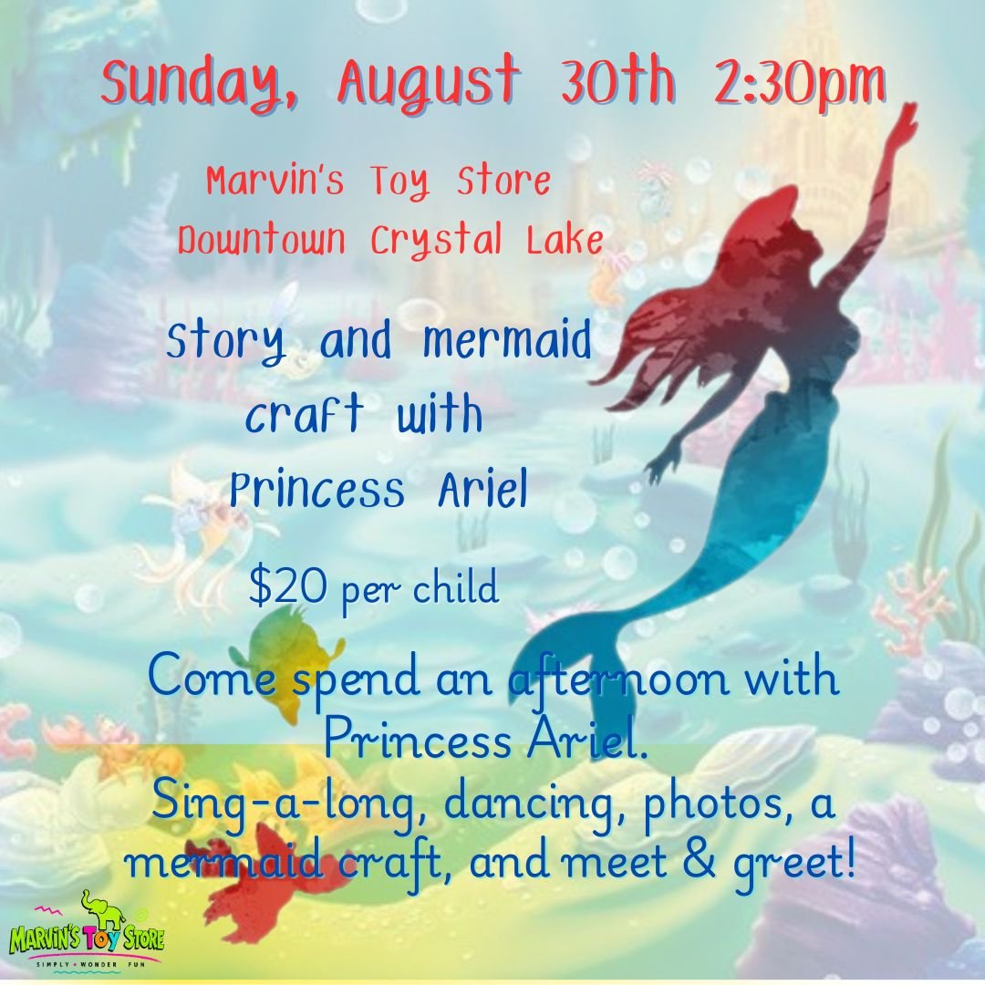 Sing-a-long with Princess Ariel 8/30