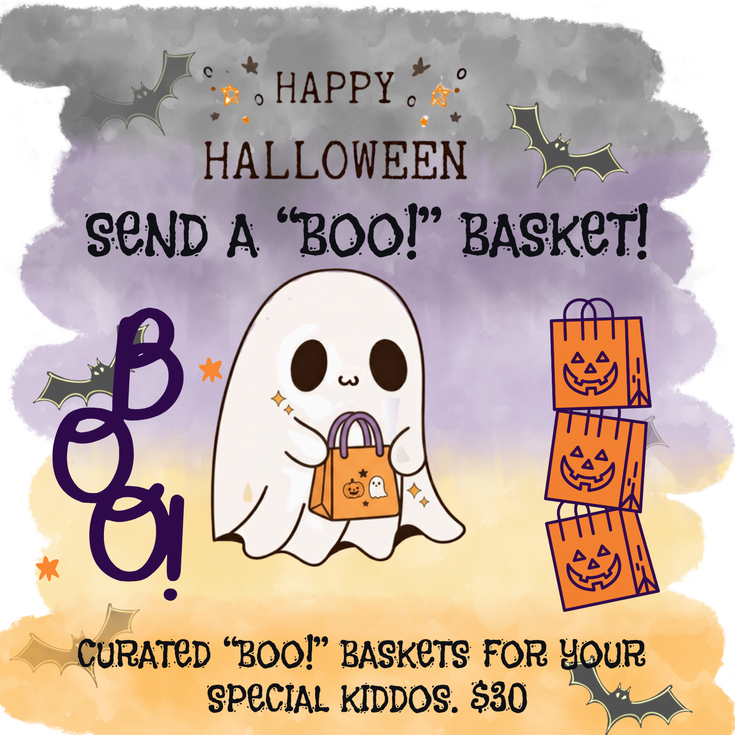 Halloween 'Boo!' Surprise Basket