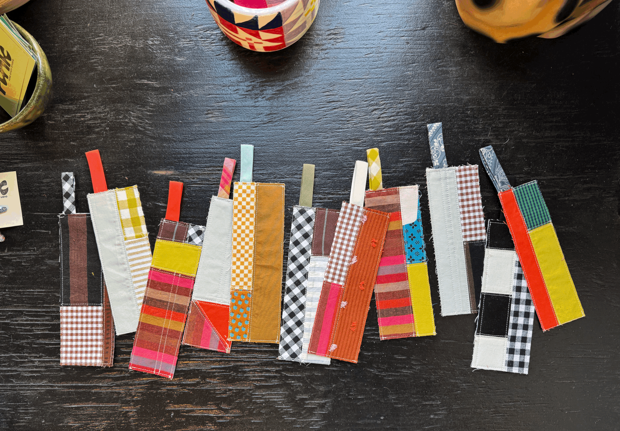 Funk Stuff Studio Quilted Bookmark