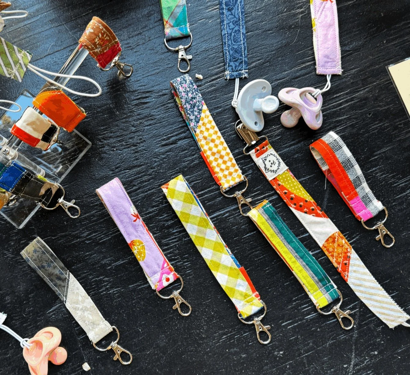Funk Stuff Studio Quilted Keychain