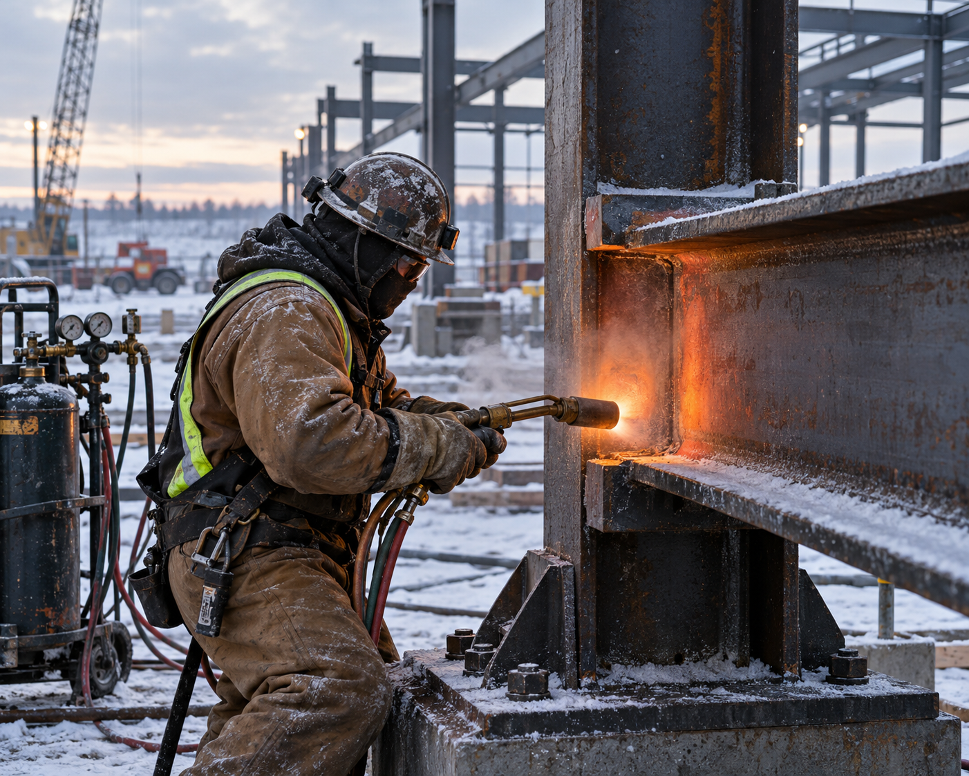 Why Preheat Matters in Structural Welding on Thick Steel and Cold Jobsites