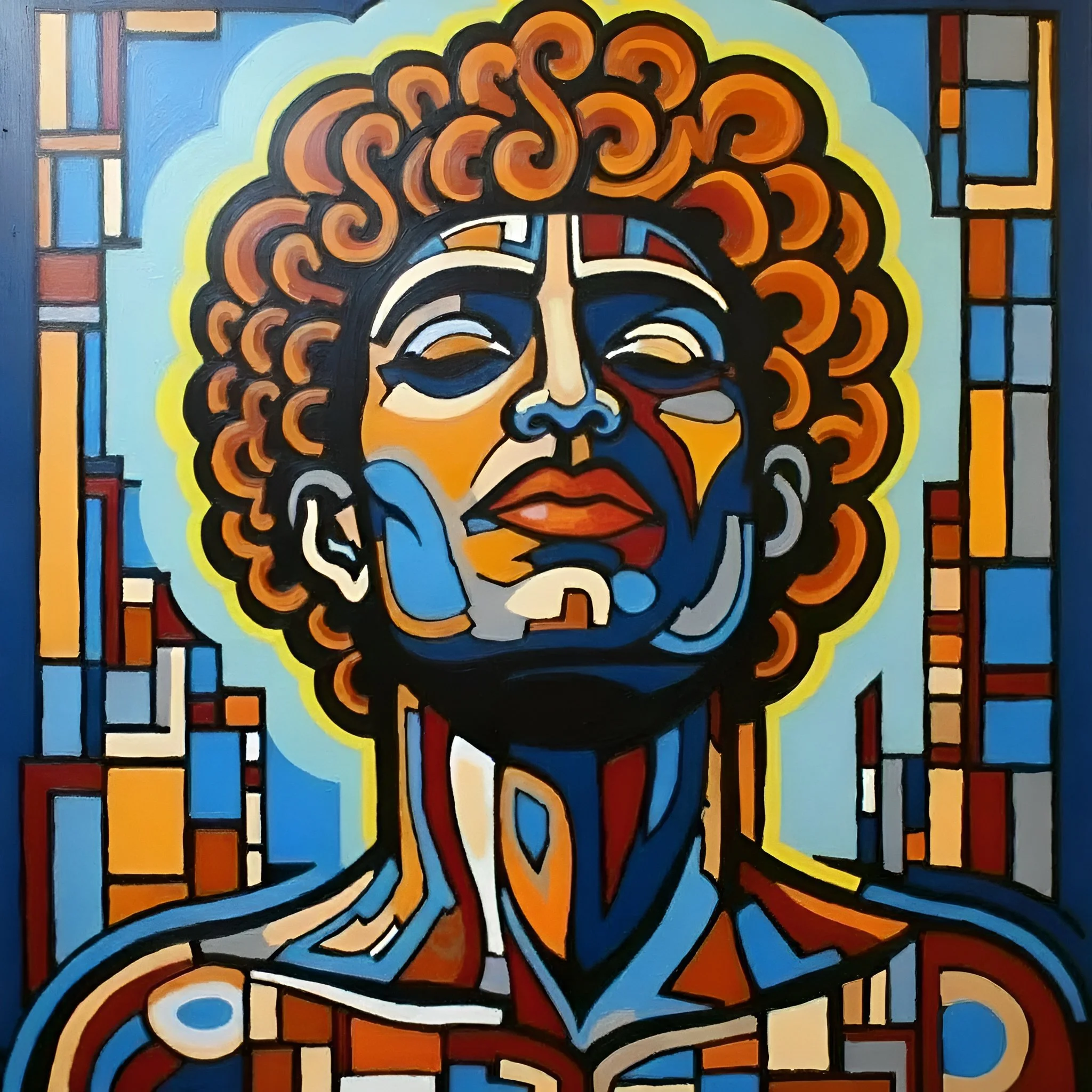 'Narcissus' - framed Canvas Tile Print - 20in x 20in , 2026