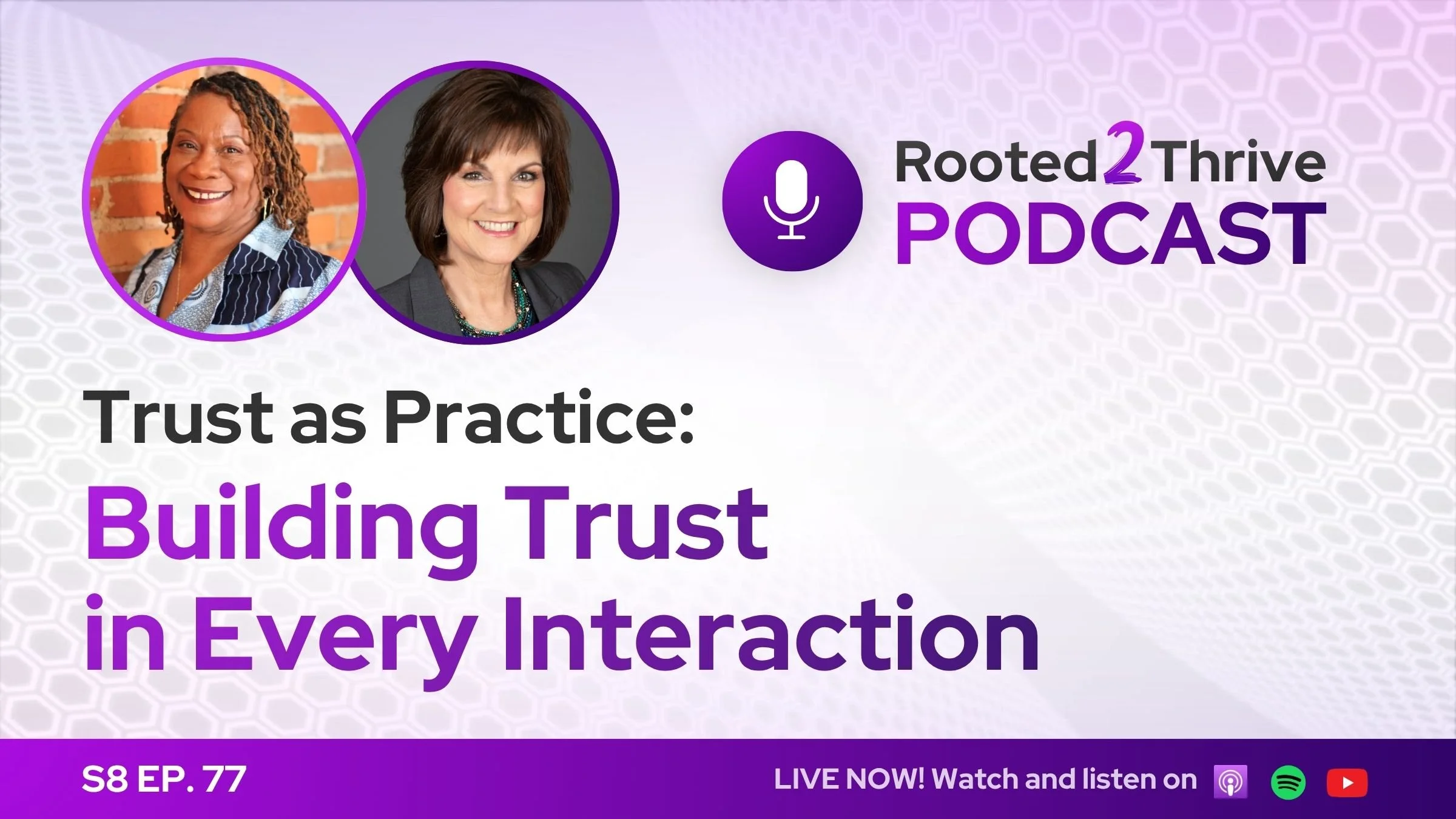 Trust Is a Practice, Not a Promise: My Conversation on the Rooted2Thrive Podcast