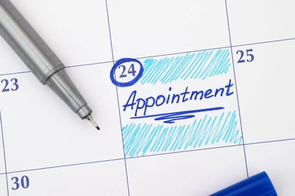 Maintenance program appointment