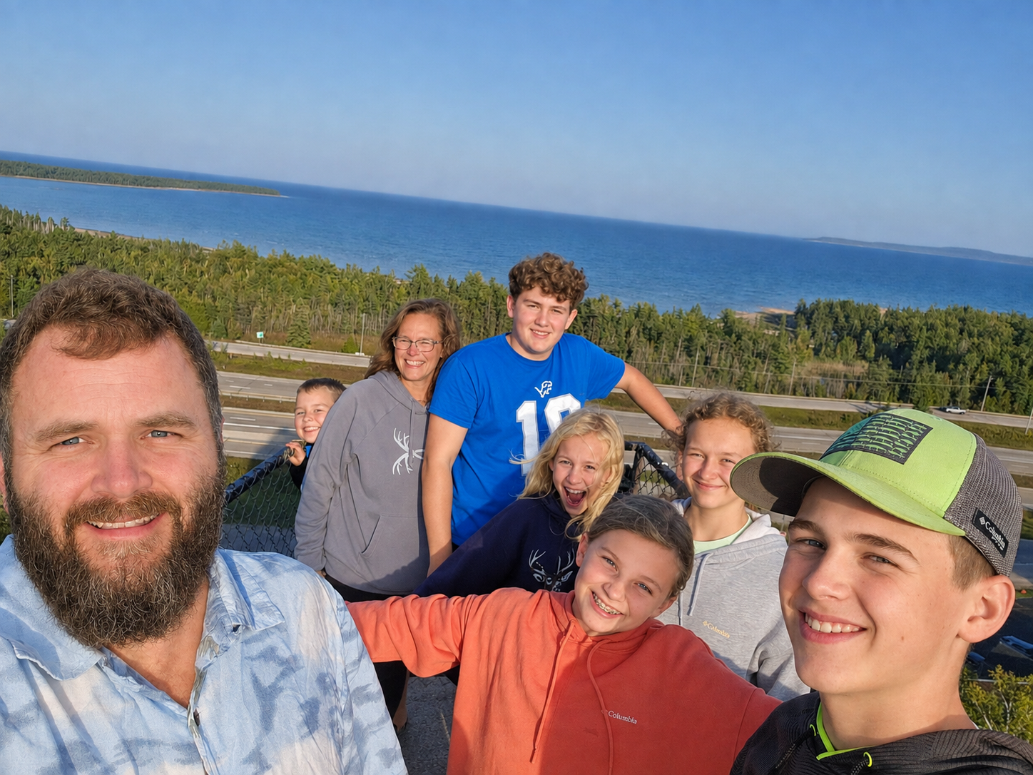 Chad Kraker and family photo