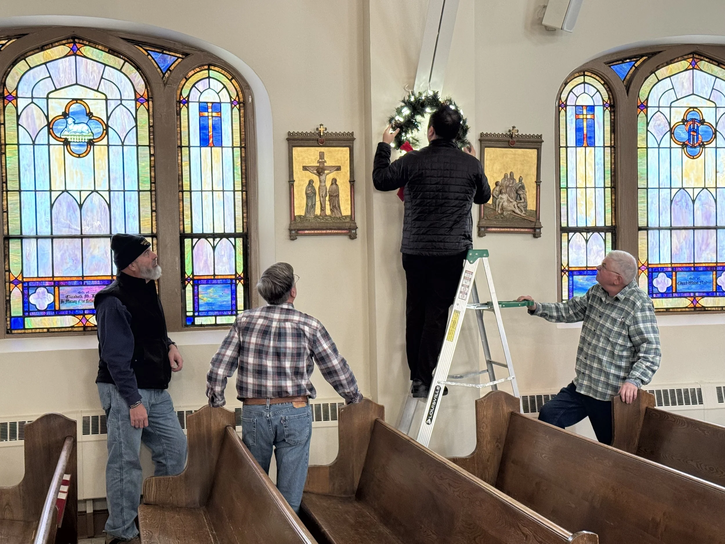 Christmas Decorating 2025 Holy Rosary