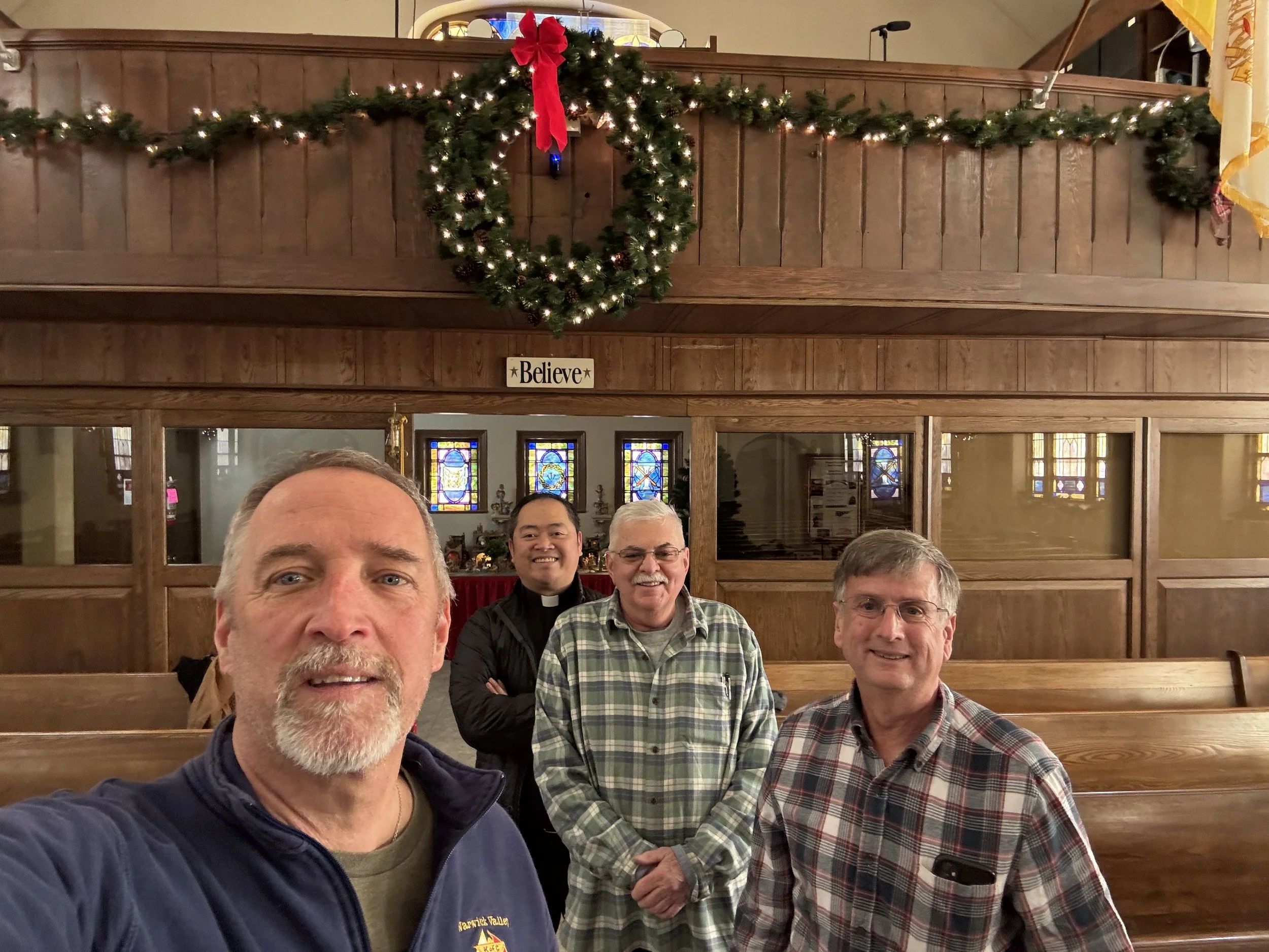 Christmas Decorating 2025 Holy Rosary