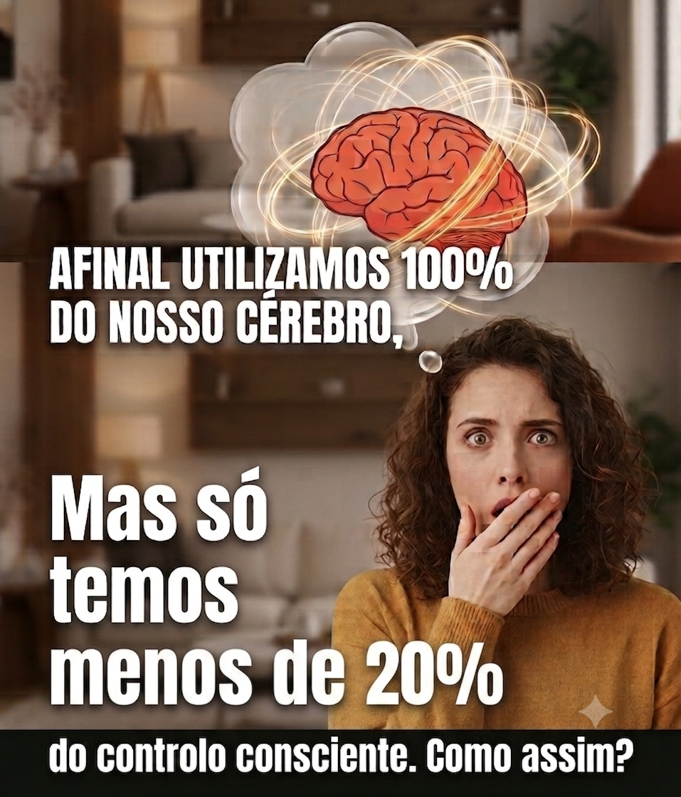 A Ilusão do Controlo: Só Comandas ~ 20% da Tua Mente? 