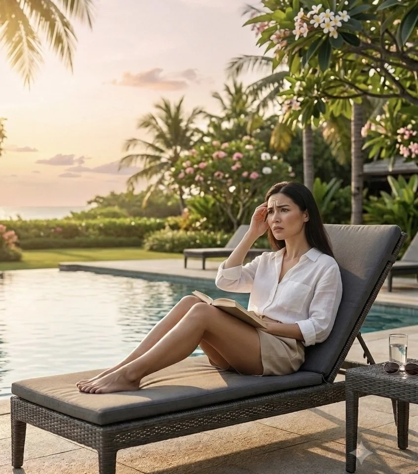 A Mala que Levamos para Férias.    PARO E NÃO RELAXO???