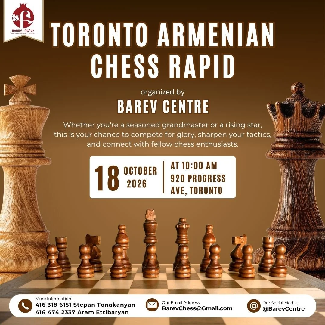 Annual Toronto Armenian Chess Rapid Tournament 