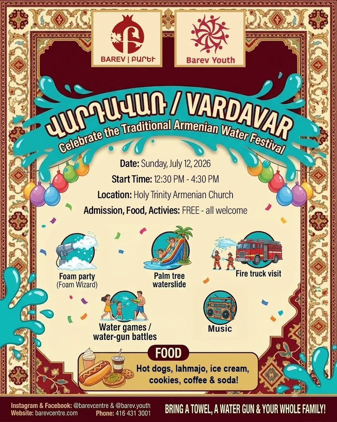 Vardavar - Celebrate the Traditional Armenian Water Festival
