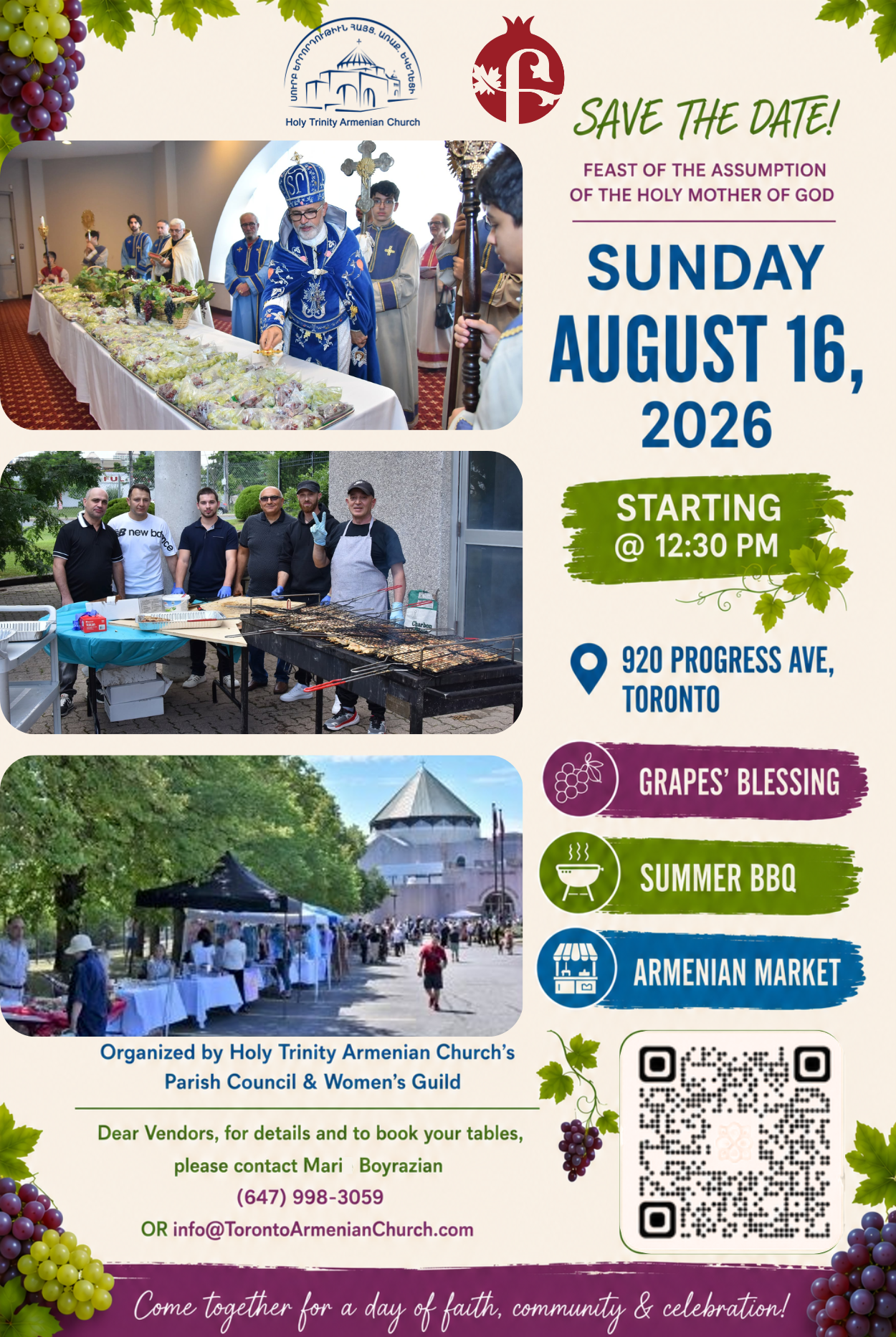 Grapes' Blessing & Summer BBQ
