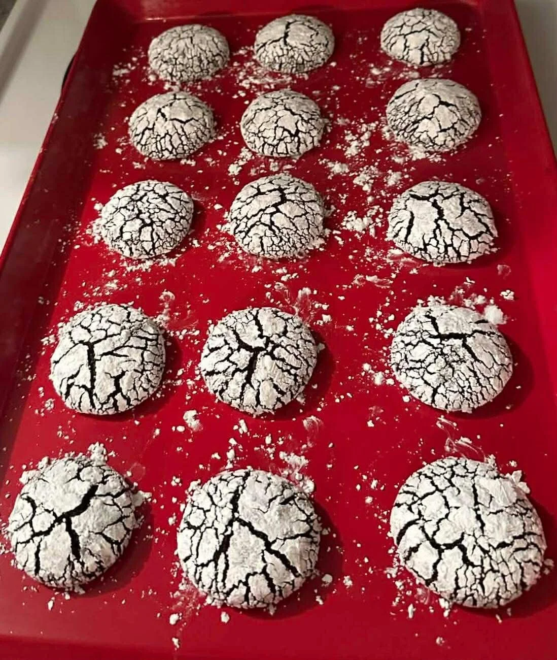 Chocolate Crackle Cookies