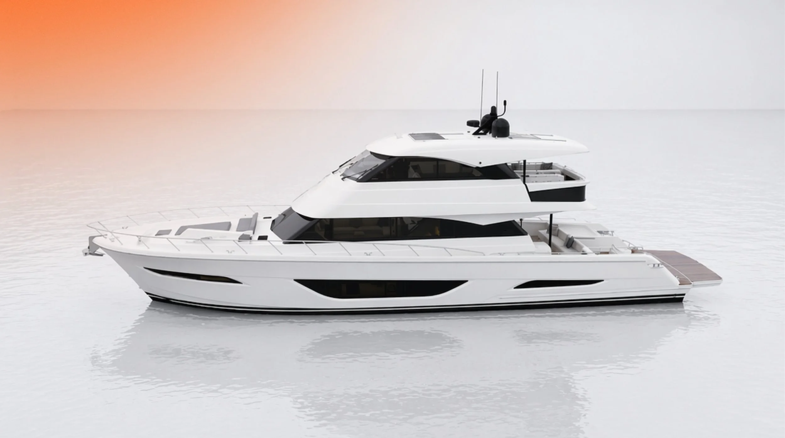 M75 motoryacht concept design by Tom Barry-Cotter