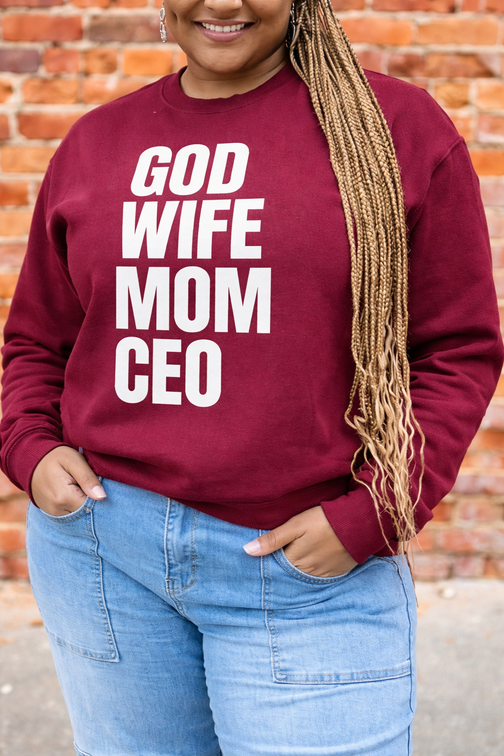 GOD.WIFE.MOM.CEO Sweatshirt
