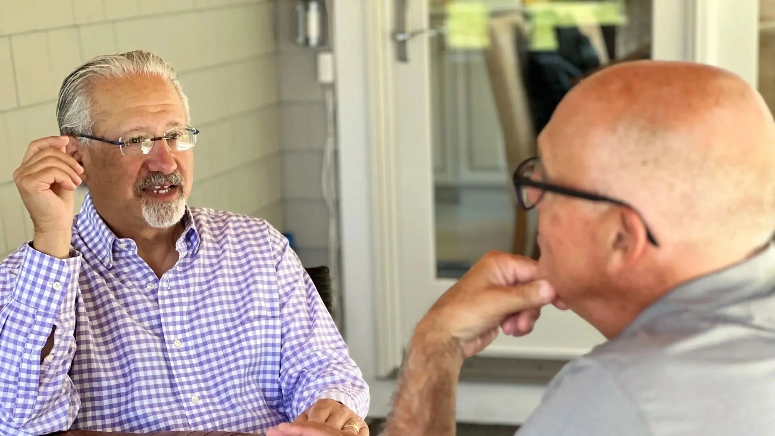 Andrew Mancall coaching a client pic