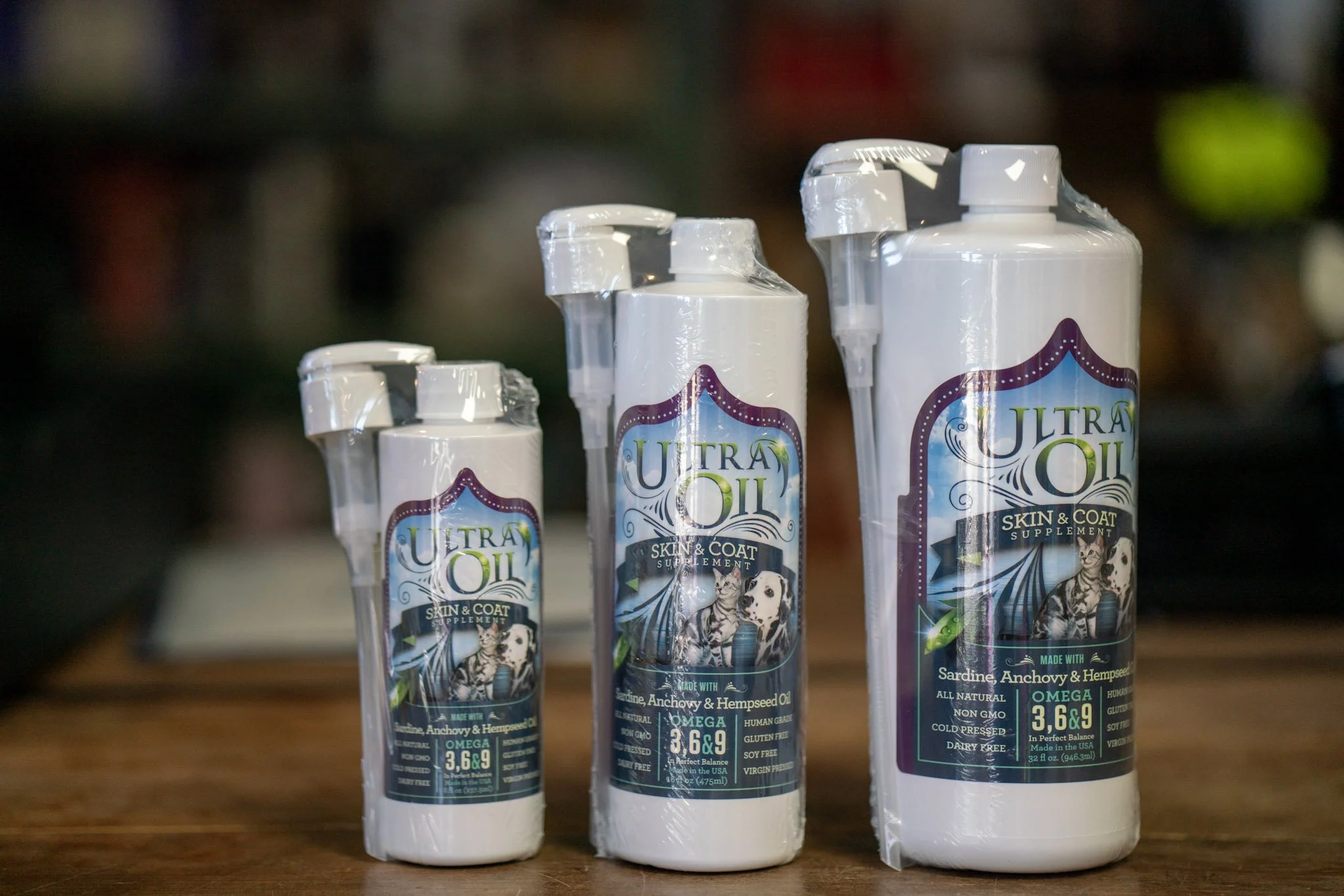 Fish oil for skin and coat