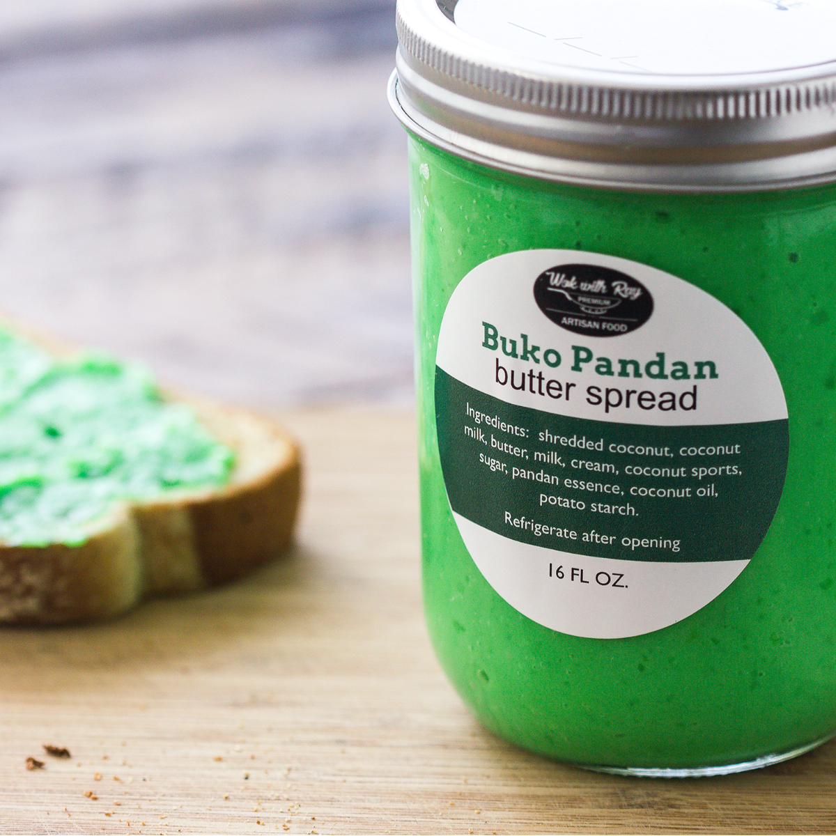 Handmade Buko Pandan Butter Spread – Filipino Dessert, Tropical Treat