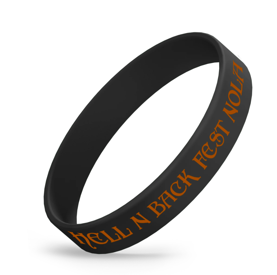 HELL N BACK SILICON WRISTBAND