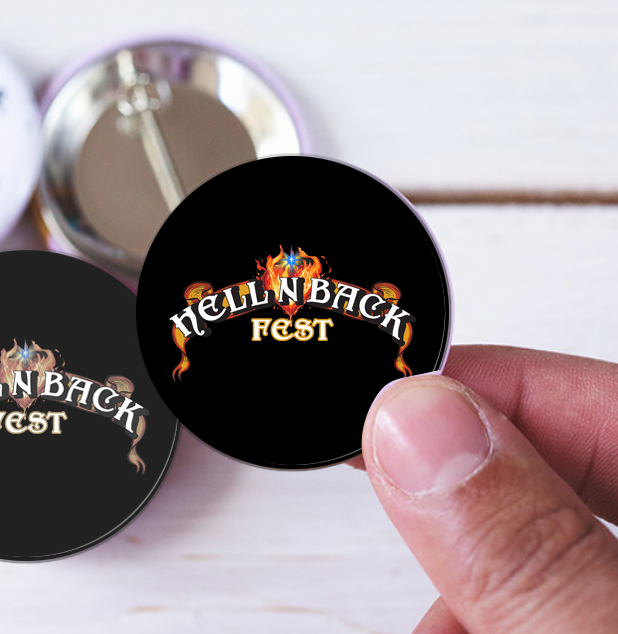 Hell N Back Fest Button