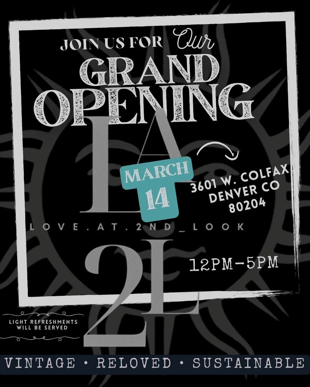 Running on coffee and adrenaline this past month, but the date is officially set &mdash; and we hope you&rsquo;ll join us for our Opening Celebration ✨

🗓️Saturday, March 14th 
📍3601 W. Colfax, Denver Co 80204
🕚12pm - 5pm 

Thank you for following