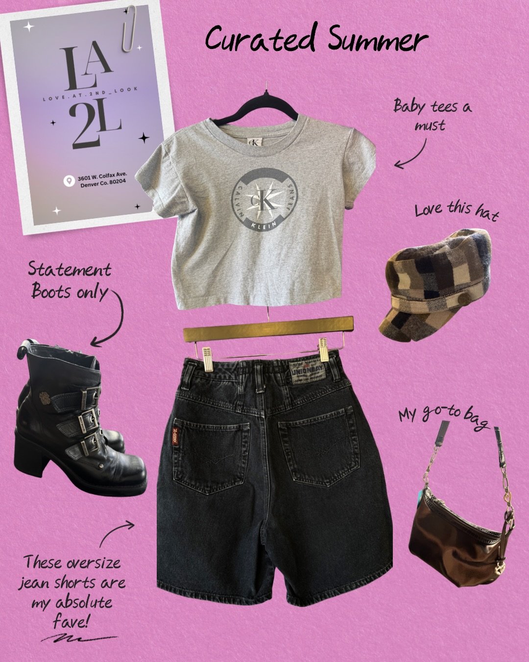 curated with intention + made to be worn on repeat
Y2K + vintage finds
shop in store now✨
📍3601 W. Colfax Ave. Denver Co. 80204

#y2kfashion 
#harley 
#shop 
#denver 
#colorado