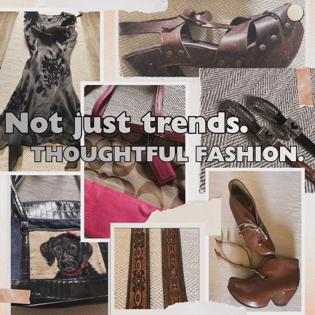 Some of the best trends are the ones that already exist. Shopping vintage and secondhand gives great style another story to tell.♻️✨

💫some new-to-you pieces coming to the shop on Wednesday 

📍3601 W. Colfax Ave. Denver Co 80204