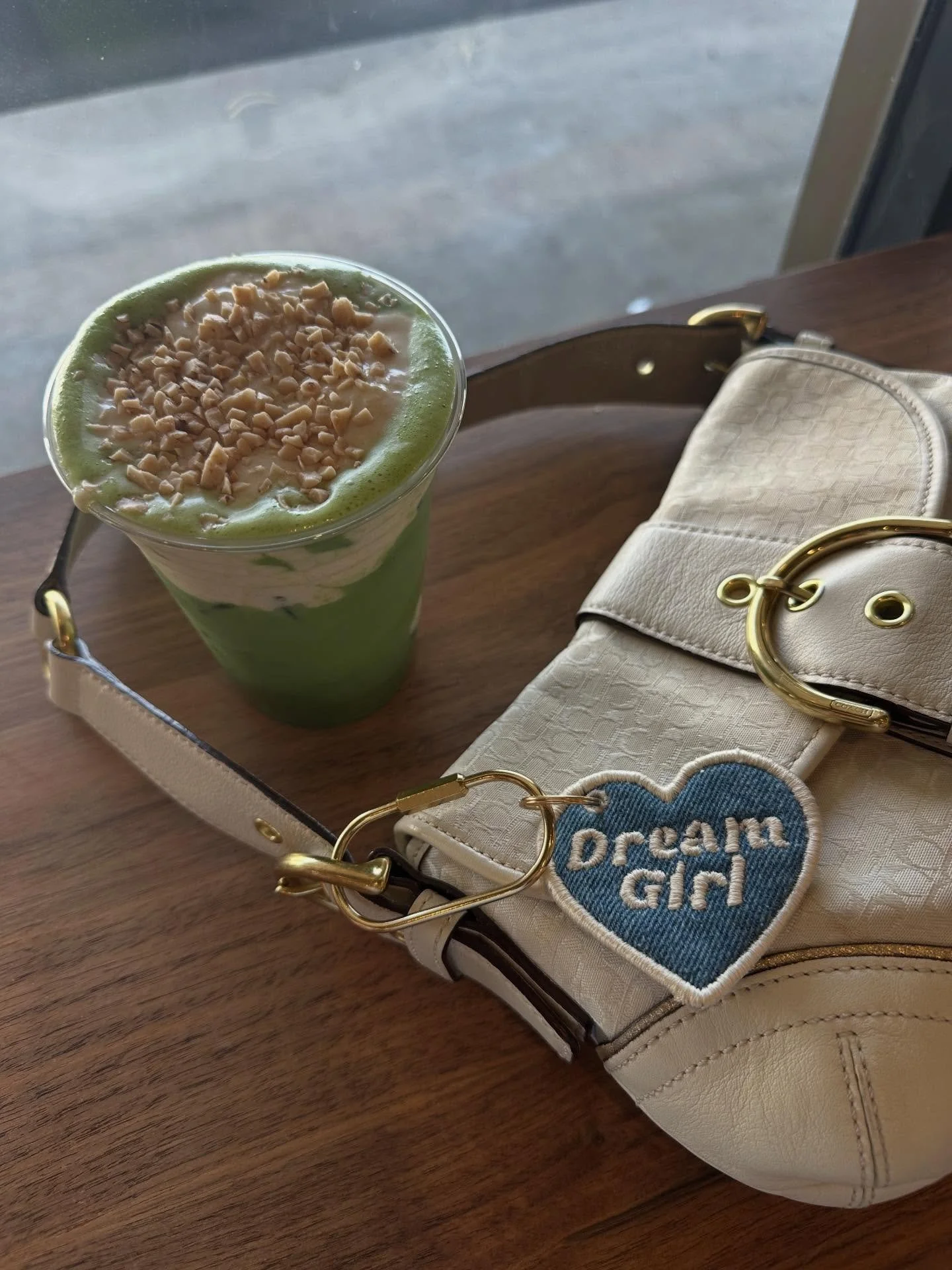 matcha x dream girl always 💚

the perfect accessory to any dream girl piece 💫

#customgiftideas #bagcharms #bagtags #summertotebag #customtotebag