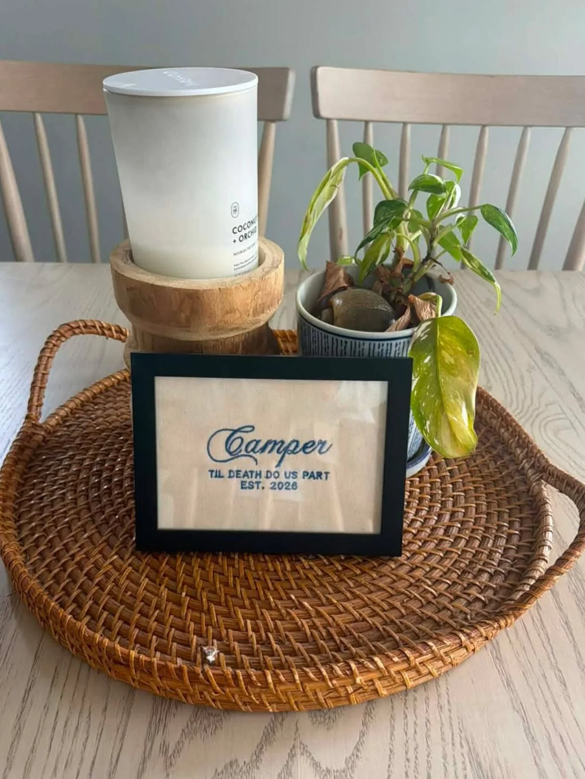 summer wedding gift 🤝 summer wedding decor

#customhomedecor #customweddingdecor #weddingsign #weddinggiftidea #2026weddingdecor