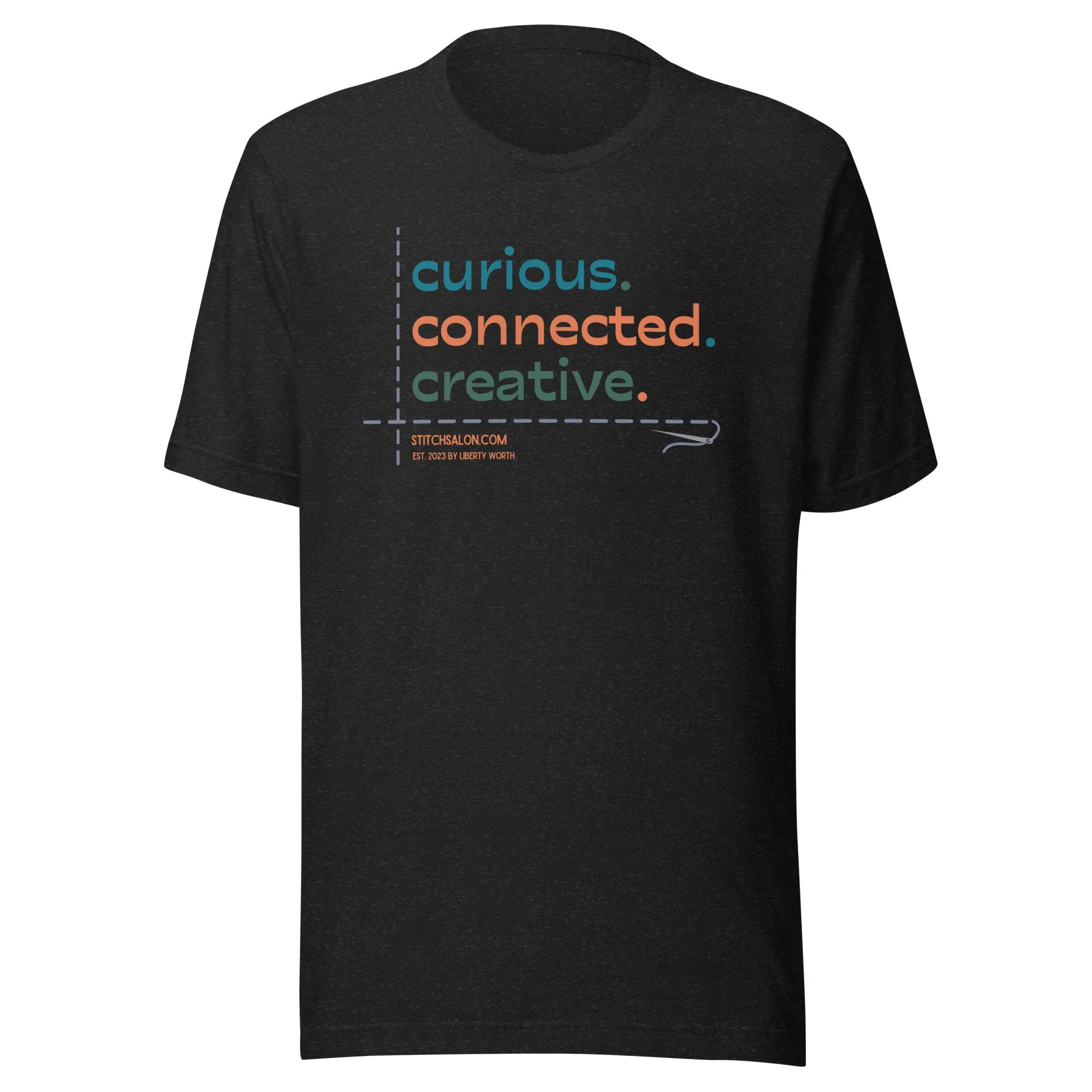 Curious Connected Creative t-shirt