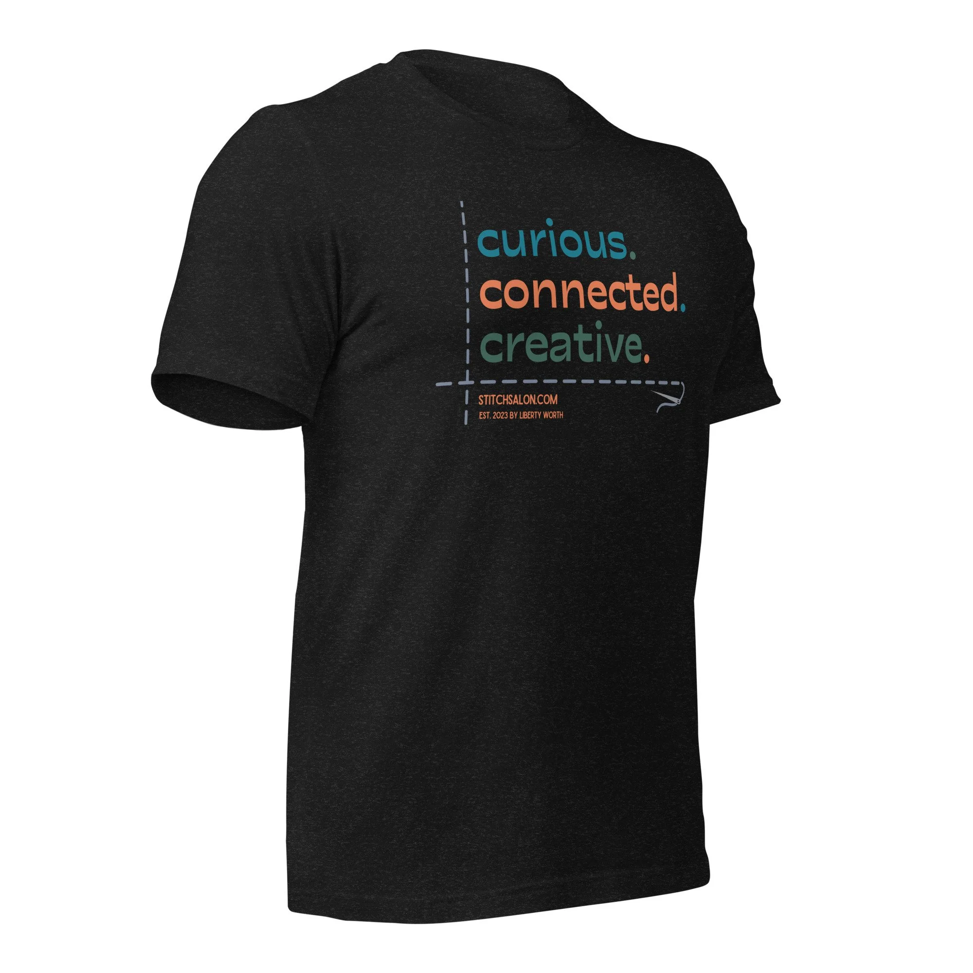 Curious Connected Creative t-shirt